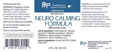 Neuro Calming Formula (Nspc0023 Neuro Calming Formula)